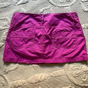 mini skirt fuchsia color